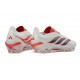 Scarpe da Calcio Adidas Predator Elite L FG Bianco Rosso Nero
