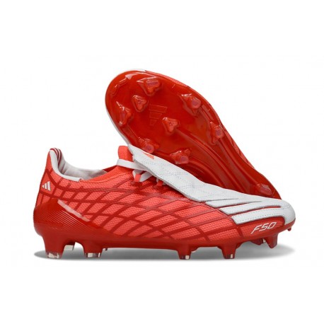adidas Scarpa F50 Elite FG Spider Rosso Bianco