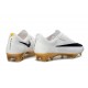 Nike Scarpe da Calcio Uomo Mercurial Vapor XVII Elite FG Bianco Nero Oro
