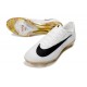 Nike Scarpe da Calcio Uomo Mercurial Vapor XVII Elite FG Bianco Nero Oro