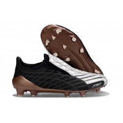 adidas Scarpa F50 Elite FG Spider Nero Bianco Oro