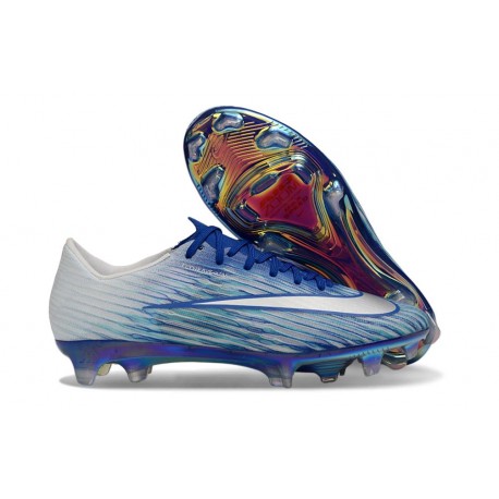 Nike Scarpe da Calcio Uomo Mercurial Vapor XVII Elite FG Blu Argento