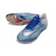 Nike Scarpe da Calcio Uomo Mercurial Vapor XVII Elite FG Blu Argento