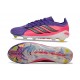 Scarpe da Calcio Adidas Predator Elite L FG Viola Rosa Nero