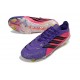 Scarpe da Calcio Adidas Predator Elite L FG Viola Rosa Nero