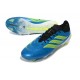 Scarpe da Calcio Adidas Predator Elite L FG Blu Neon Lime