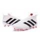 Nuovi Scarpette da Calcio Adidas Ace 16+ Purecontrol FG / AG Bianco Nero Rosso