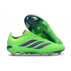 Scarpe da Calcio Adidas Predator Elite L FG Verde Blu