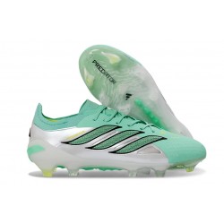 Scarpe da Calcio Adidas Predator Elite L FG Verde Argento