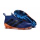 Nuovi Scarpette da Calcio Adidas Ace 16+ Purecontrol FG / AG Blu Arancione Nero