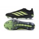 Adidas Scarpa Predator Elite Senza Lacci LL FG Nero Verde Lime