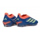 Adidas Scarpa Predator Elite Senza Lacci LL FG Blu Arancione Verde Lime