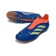 Adidas Scarpa Predator Elite Senza Lacci LL FG Blu Arancione Verde Lime