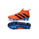 Nuovi Scarpette da Calcio Adidas Ace 16+ Purecontrol FG / AG Blu Arancione Nero