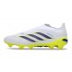 Adidas Scarpa Predator Elite Senza Lacci FG Bianco Blu Giallo