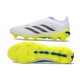 Adidas Scarpa Predator Elite Senza Lacci FG Bianco Blu Giallo