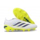 Adidas Scarpa Predator Elite Senza Lacci FG Bianco Blu Giallo