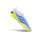 Adidas Scarpa Predator Elite Senza Lacci FG Bianco Blu Giallo