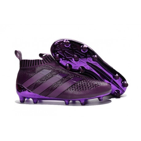 Nuovi Scarpette da Calcio Adidas Ace 16+ Purecontrol FG / AG Viola