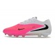 Nike Phantom 6 Elite Low FG Rosa Bianco Nero