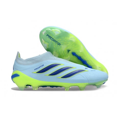 Adidas Scarpa Predator Elite Senza Lacci FG Blu