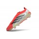 Adidas Scarpa Predator Elite Senza Lacci FG Rosso Bianco Nero