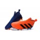 Nuovi Scarpette da Calcio Adidas Ace 16+ Purecontrol FG / AG Blu Arancione Nero