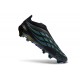 Adidas Scarpa Predator 26 Elite Laceless FG Nero Blu