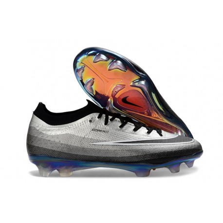 Scarpa Nike Air Zoom Mercurial Vapor 17 Elite FG Nero Argento