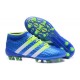 Scarpini Calcio Uomo - Adidas ACE 16.1 Primeknit FG/AG - Blu Verde Bianco