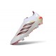Adidas Scarpa Predator 26 Elite Laceless FG Bianco Nero Rosso