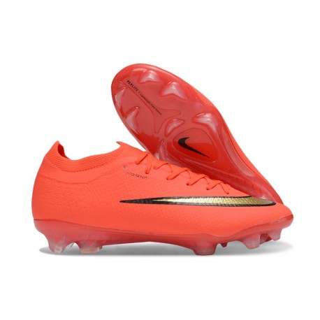 Scarpa Nike Air Zoom Mercurial Vapor 17 Elite FG Rosso Oro
