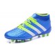 Scarpini Calcio Uomo - Adidas ACE 16.1 Primeknit FG/AG - Blu Verde Bianco