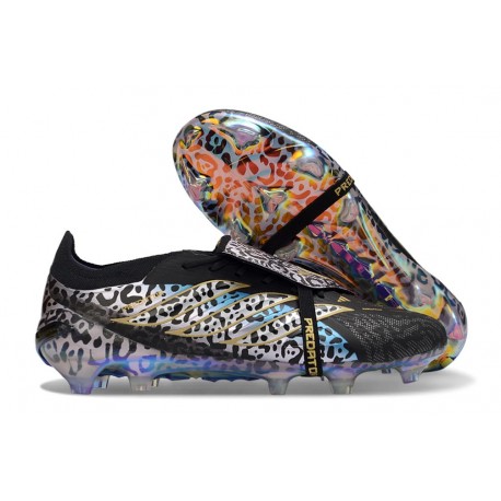 Scarpa Adidas Predator 26 Elite FT FG Kaká Nero Viola Oro Metallizzato