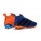 Nuovi Scarpette da Calcio Adidas Ace 16+ Purecontrol FG / AG Blu Arancione Nero