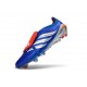 Scarpe Adidas Predator Tongue Elite FG Blu Argento Rosso