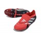 Scarpe Adidas Predator Tongue Elite FG Rosso Bianco Nero