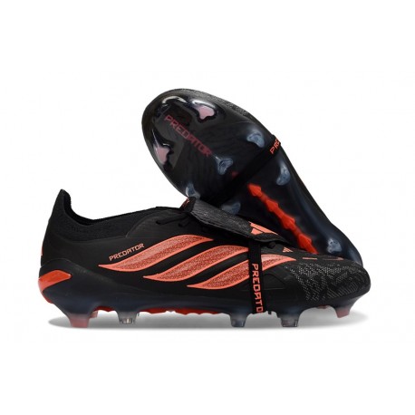 Scarpe Adidas Predator Tongue Elite FG Nero Arancione