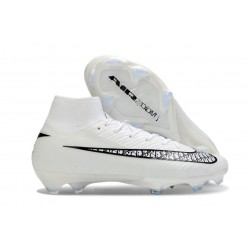 Nike Zoom Mercurial Superfly X Elite FG Bianco Nero