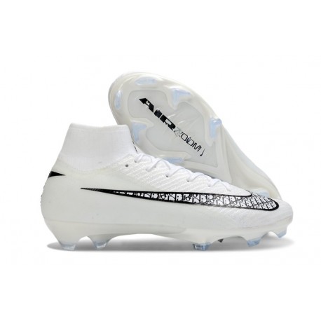 Nike Zoom Mercurial Superfly X Elite FG Bianco Nero