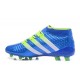 Scarpini Calcio Uomo - Adidas ACE 16.1 Primeknit FG/AG - Blu Verde Bianco