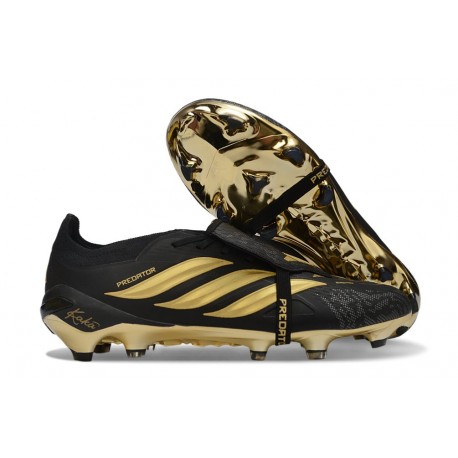 Scarpe Adidas Predator Tongue Elite FG Nero Oro