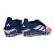 Scarpe Adidas Predator Tongue Elite FG Blu Rosa Argento
