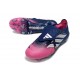 Scarpe Adidas Predator Tongue Elite FG Blu Rosa Argento