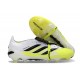 Scarpe Adidas Predator Tongue Elite FG Bianco Nero Giallo