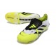 Scarpe Adidas Predator Tongue Elite FG Bianco Nero Giallo