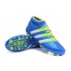 Scarpini Calcio Uomo - Adidas ACE 16.1 Primeknit FG/AG - Blu Verde Bianco