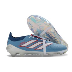 Scarpe Adidas Predator Tongue Elite FG Ray Blu Bianco Rosso