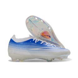 Nike Scarpe da Calcio Nuovo Zoom Mercurial Vapor XVII Elite FG Blu Bianco