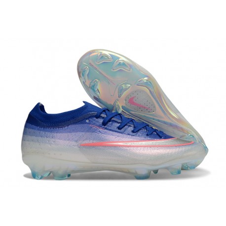 Nike Scarpe da Calcio Nuovo Zoom Mercurial Vapor XVII Elite FG Blu Argneto Rosa